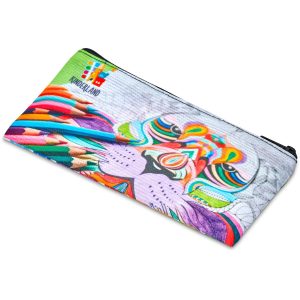 Pre-Production Sample Hoppla Junior Recycled PET Stitch-Bond Pencil Case